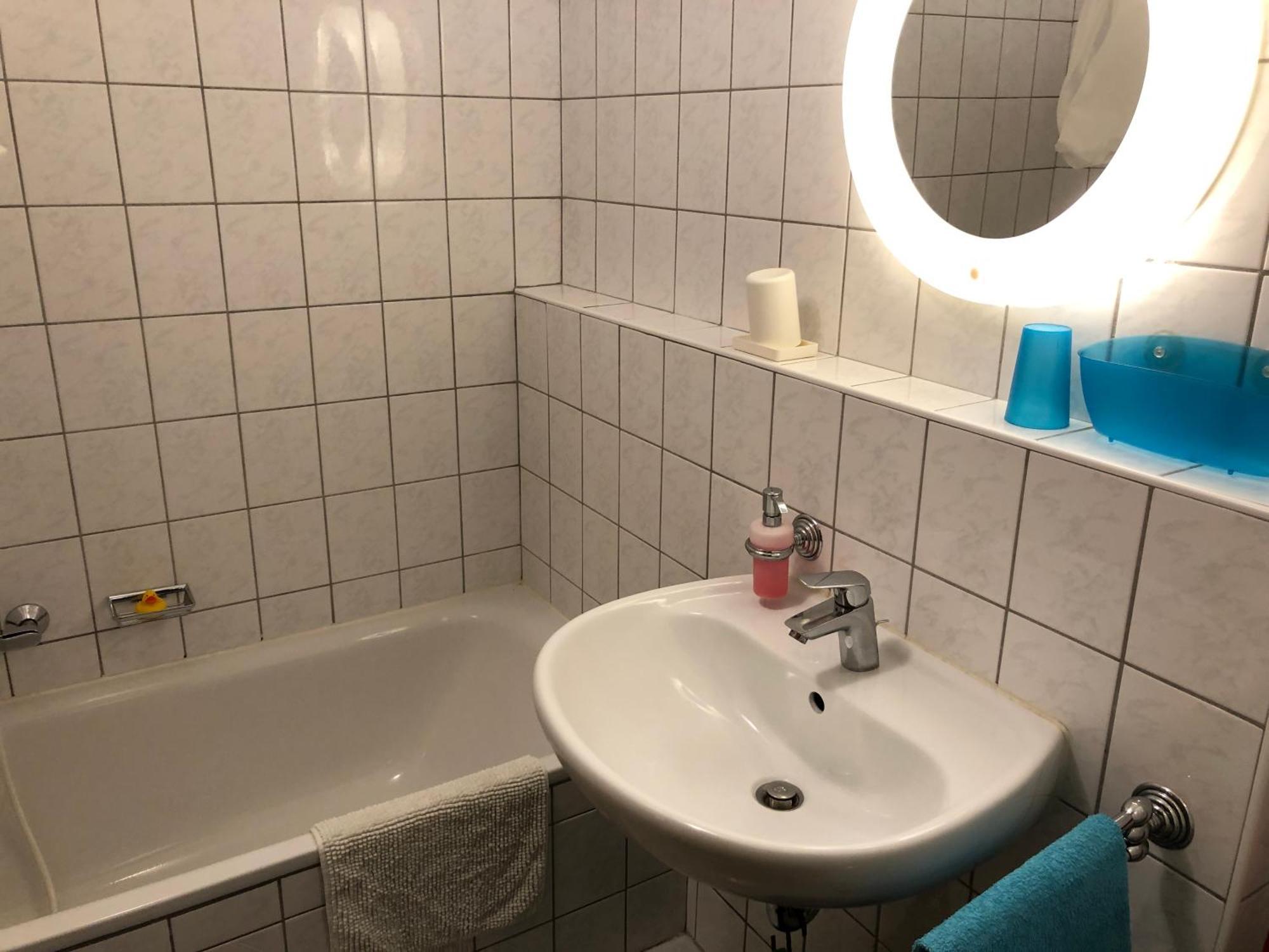 Studio Ochsenfurt Mit Sonnigem Balkon Dış mekan fotoğraf