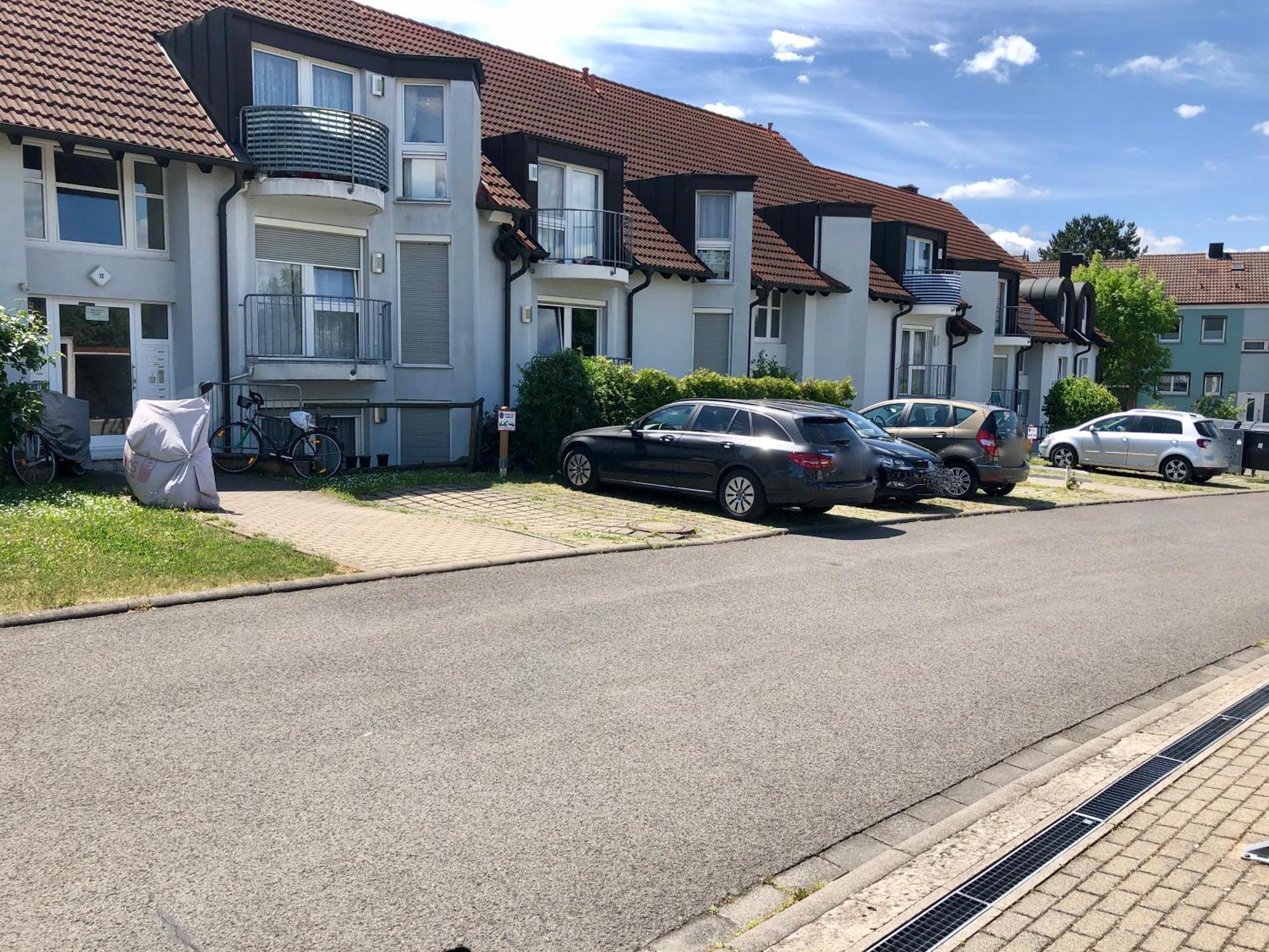 Studio Ochsenfurt Mit Sonnigem Balkon Dış mekan fotoğraf